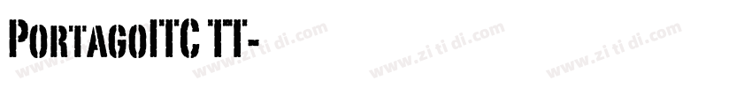 PortagoITC TT字体转换